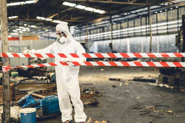 Professional Drug Lab Cleanup technician working in Pendleton, SC